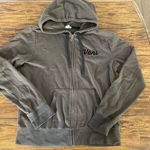 Womens VANS lightweight zip front hoodie size XL